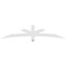 Ekena Millwork Alberta Architectural Grade PVC Gable Bracket, 84"W x 17 1/2"H x 2"D x 4"F, 5/12 Pitch GBP084X18X0204ALB00 - alternate 2